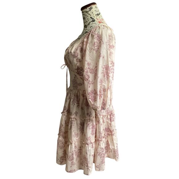 Aureum floral mini dress size XL - Picture 4 of 10